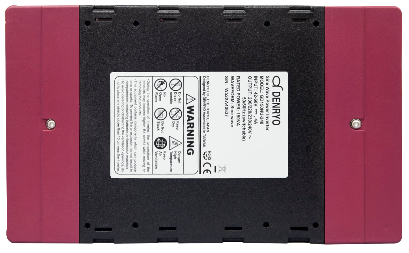 GD150NU-212 電菱 国内設計 正弦波DCACインバータ – Rpowershop